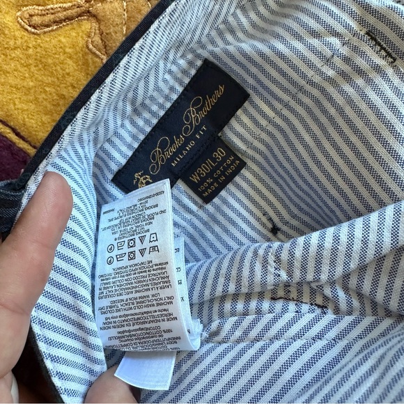 🖇️ Brooks Brothers Patchwork Milano Fit Dress Pant - Picture 4 of 7